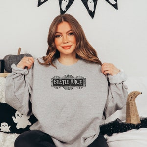 Unisex Crew Neck Sweatshirt Beetlejuice