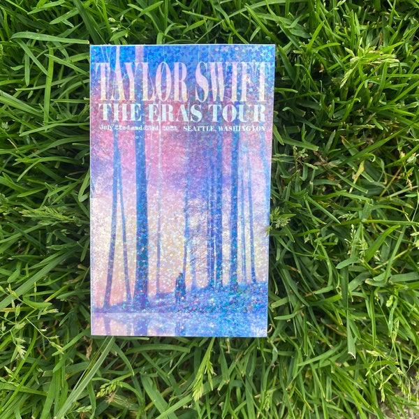 Taylor Swift Seattle Poster Sticker