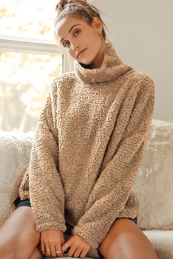 Shoulder Teddy Pullover - Etsy