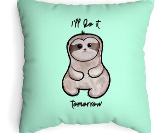 sloth cushion asda