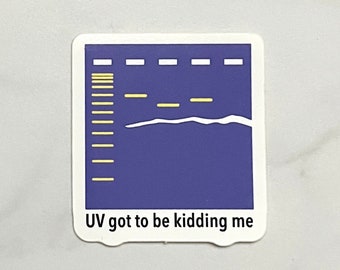 Invisible Ink UV Agarose Gel Sticker