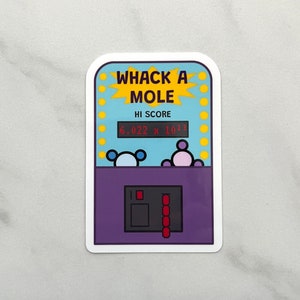 Whack a Mole Sticker