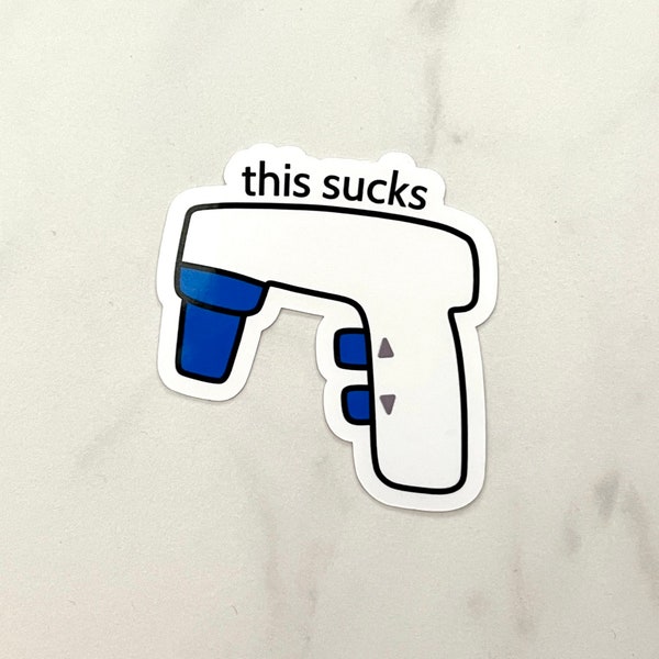 This Sucks | Science, Research, Laboratory Vinyl Sticker