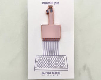 Multichannel Pipette Enamel Pin
