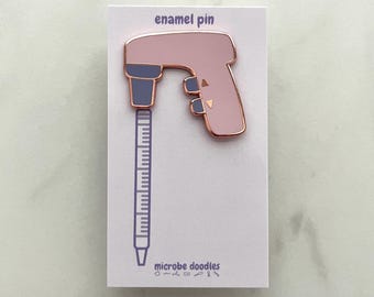 Serological Pipettor Enamel Pin