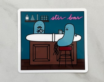 Stir Bar Sticker