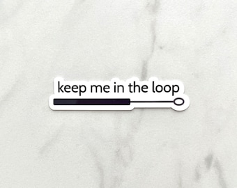 Microbiology Loop Sticker