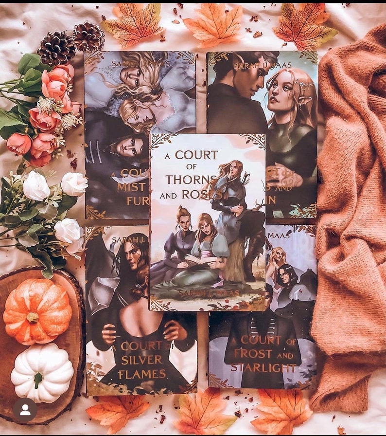 Officially Licensed ACOTAR Dust Jackets Set Etsy