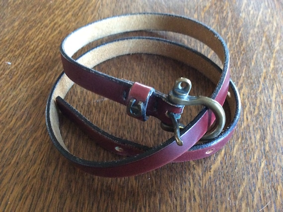 Etienne Aigner ladies leather dress belt - 32” - image 3