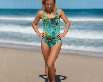 Tropical Drip One-Piece Swimsuit