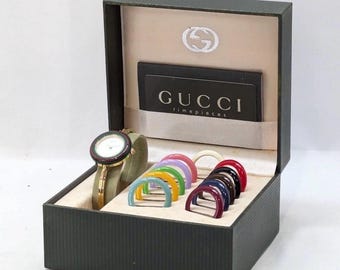 Authentic Gucci 2 Tone Watch - Etsy