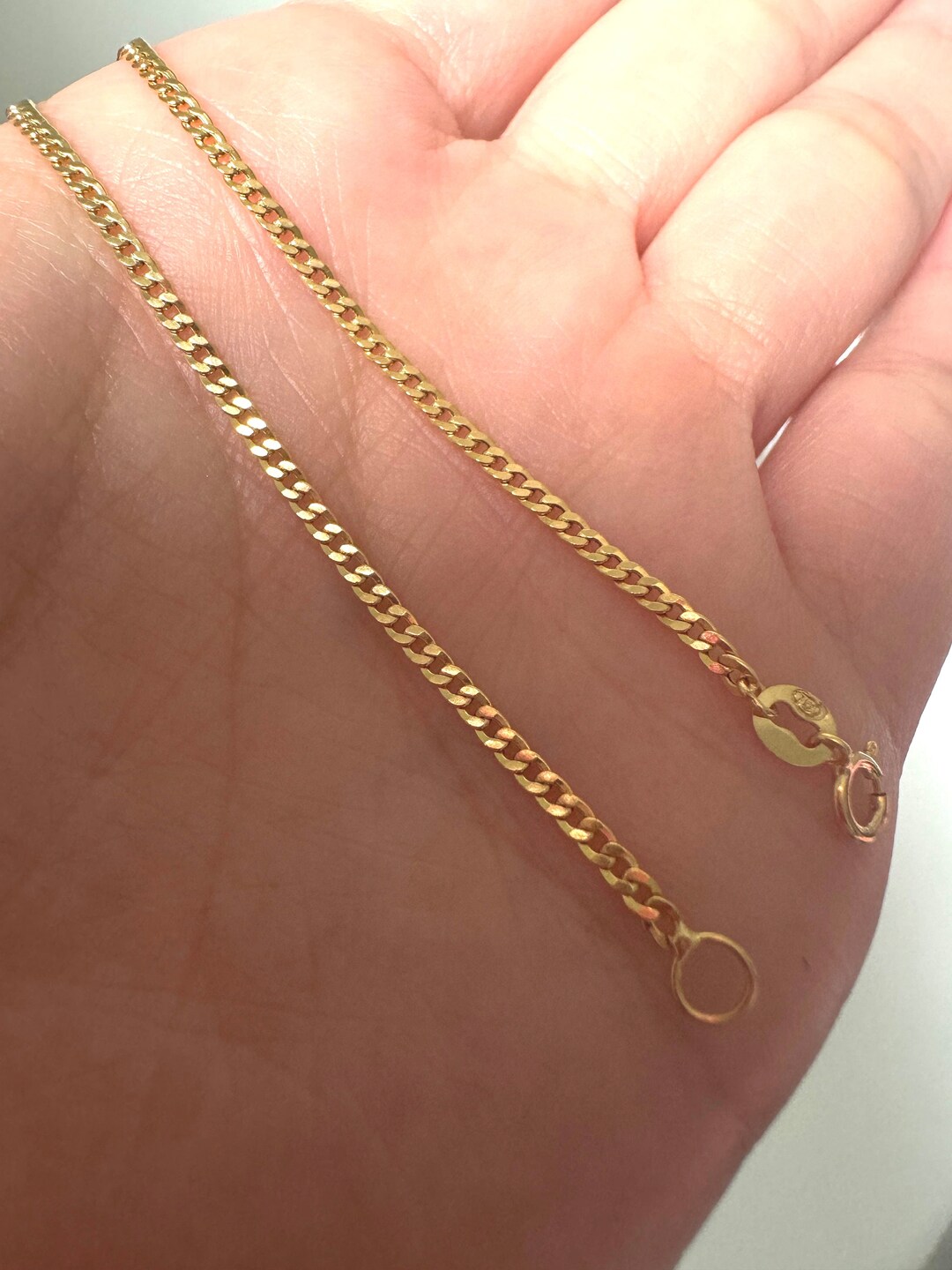 18ct Solid Gold Bracelet Mens Womens 18k Gold - Etsy Australia