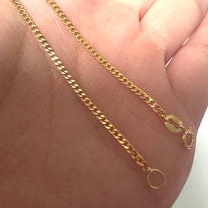 18ct solid gold bracelet mens womens 18k gold