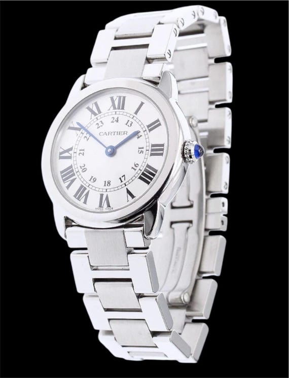 Vintage Cartier ronde womens watch pre owned authentic