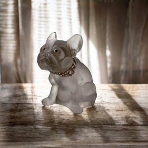 Westmoreland Glass Bulldog Figurine - Etsy