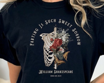 Shakespeare Shirt Poet Shirt Romeo and Juliet Shirt Dark Academia Shirt Shakespeare Gifts Shakespeare Quote Light Academia Shirt Moth Tshirt