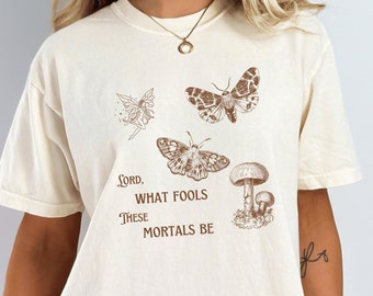Midsummer Nights Dream Shirt Poet Shirt Shakespeare Shirt Light Academia Shirt Shakespeare Fairy Core Shakespeare Gifts Book Quote Shirt