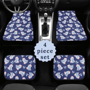 Chinoiserie Coquette Car Floor Mats Cowgirl Car Mat Cute Car Accessories 16th Birthday Gift Girly Western Boots Aesthetic Car Decor Car Gift