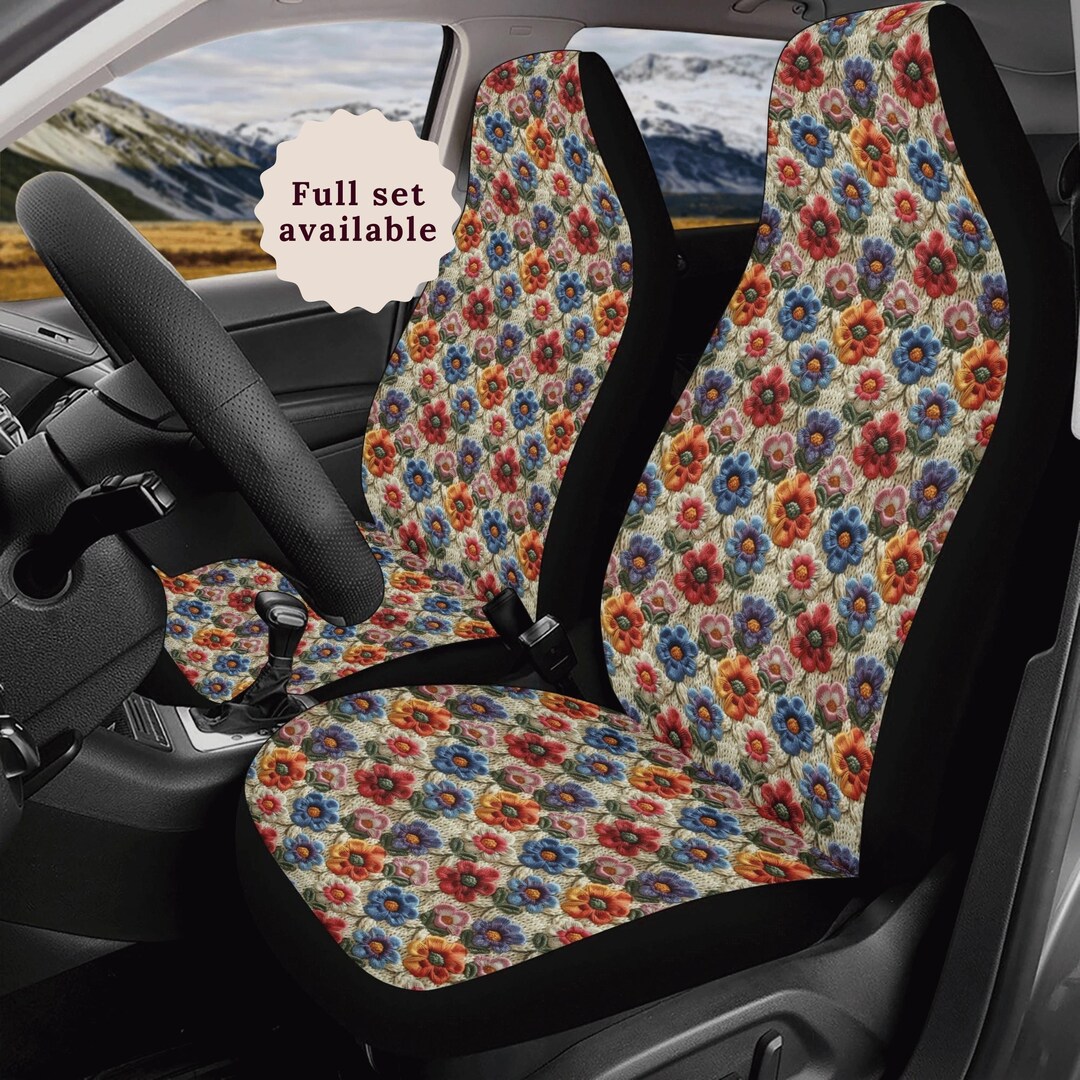 Car Seat Cover - Spring florals main image 1