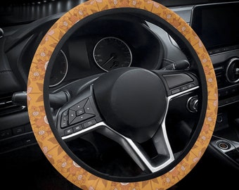 Floral Steering Wheel Cover Car Accessories For Women Boho Steering Wheel Cover For Women Cute Car Accessories Interior Boho Car Accessories