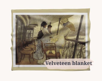 Victorian Art Blanket James Tissot Fine Art Throw Museum Artwork Gift Fine Art Home Decor Elegant Home Throw Art Lover Gift Art History Gift