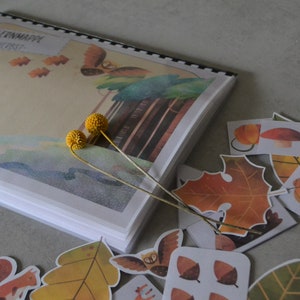 Autumn PDF Download Learning Folder/ Velcro Folder, Busy Book, Learning Binder