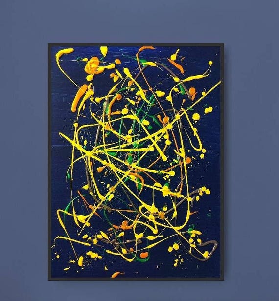 Abstract Series: Gaudium/ 70 x 50 cm