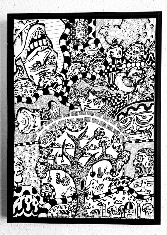 Impressions: "Tree of Life"/ 50 x 70 cm