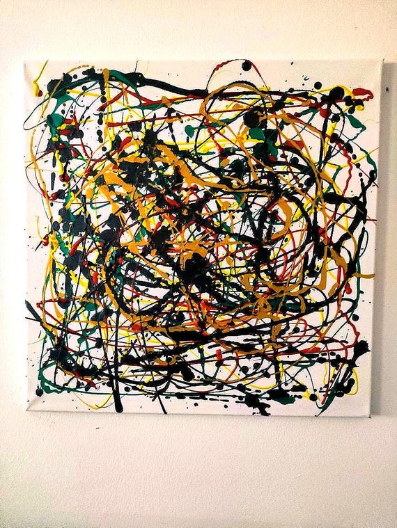 Abstract Series: Perturbation / 50 x 50 cm