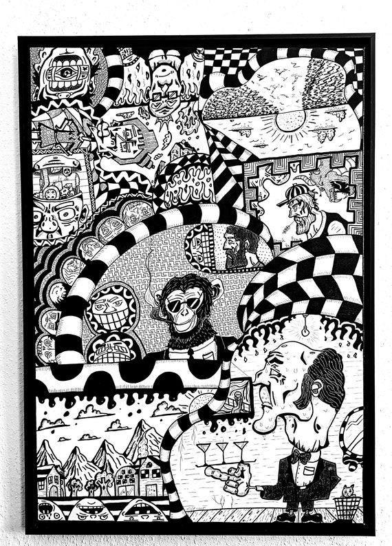 Impressions: "Summer 23" / 70 x 100 cm