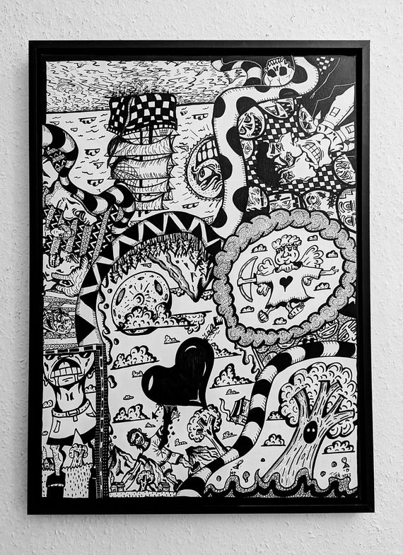 Impressions: "Flood, Love struck"/ 50 x 70 cm