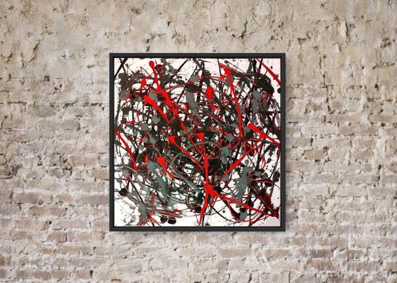 Abstract Series: Vehemence / 50 x 50 cm