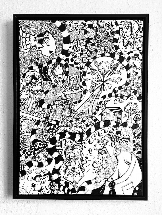Impressions: "Edge of sanity"/ 50 x 70 cm