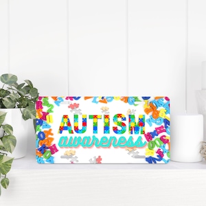 Autism License Plate | Car Tag | Personalized Tag |Front Plate | Personalized Plate | Aluminum License Plate