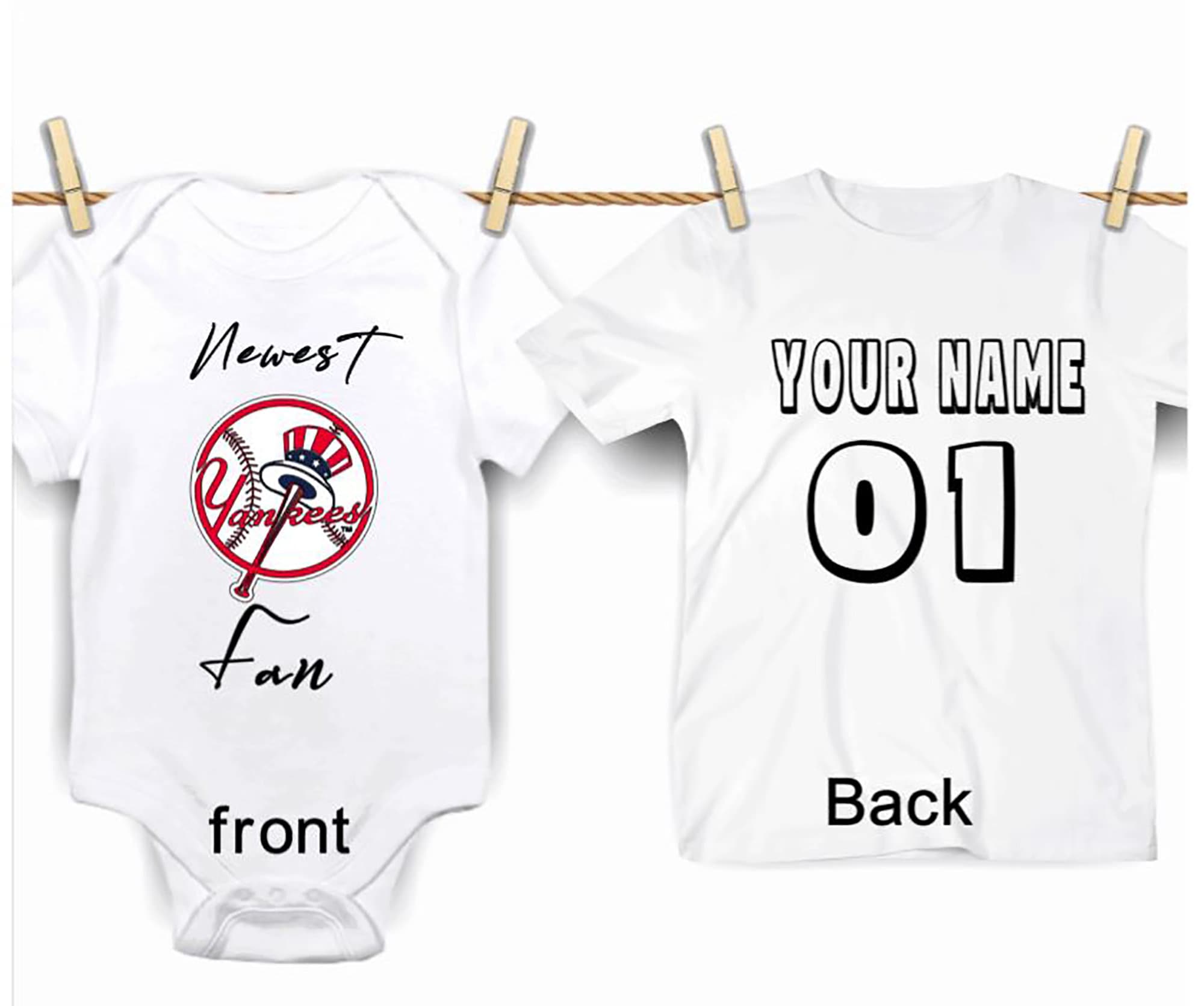 infant yankee jersey personalized