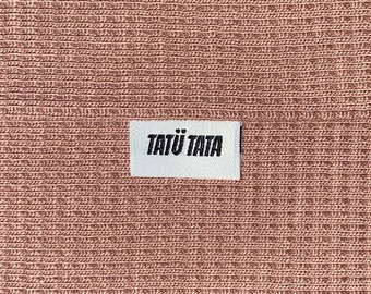 Weblabel | Tatü Tata | weiß | Patch | Aufnäher | Patches | Etiketten | verschiedene Farben