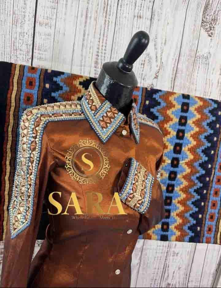 Ensemble Showmanship Cavalier - T-shirt Et Saddlepad Assortis Pour Cheval - Unicorn Show Girl