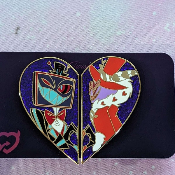 Two Hearts Vox x Val edition Fan made Hard Enamel Pin