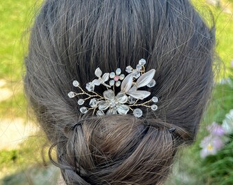 Épingles à cheveux pour femmes, accessoires de mariage, pinces à cheveux, bijoux, perle, peigne à cheveux de mariée