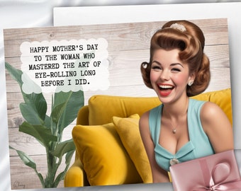 Mothers Day Cards | Funny Mother's Day Cards From Daughter | Mothers Day Craft | Printable Cards For Mom | Sarcastic | Printable | Printable