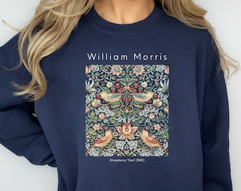 William Morris Pattern Premium T-Shirt | Unisex | William Morris Sweatshirt | William Morris Strawberry Thief T-Shirt & Sweatshirt