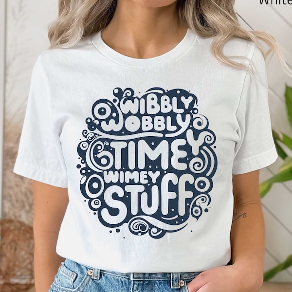Doctor Who Wibbly Wobbly Premium Shirt | Unisex | Timey Wimey Sweatshirt | Women's & Men's Timey Wimey Stuff T-Shirt and Sweatshirt