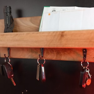 Key holder shelf - Mail support - Invisible fixing