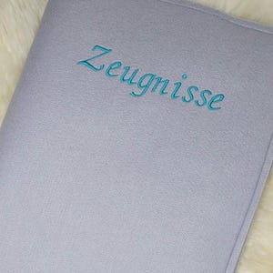 Carpeta de certificado personalizada / regalo de inscripción escolar / cubierta de certificado / 1er grado / organizador / carpeta escolar / carpeta de certificados / carpeta de certificados