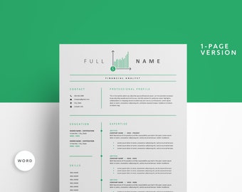 CV-brev för finansanalytiker