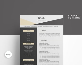 Mall för CV för kreativ chef