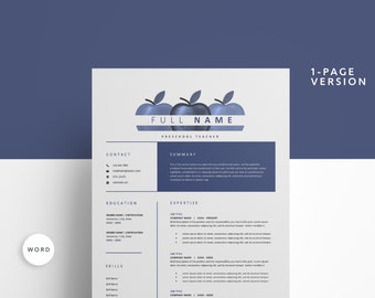 Mall för CV för förskollärare + personligt brev och referenssida