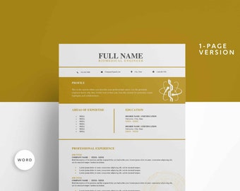 CV-mall för biomedicinsk ingenjör