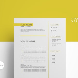 Java Developer Resume Template