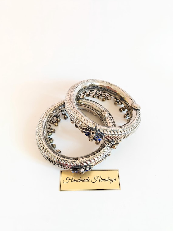 Vintage Kuchi Anklets, Afghan Tribal Ghungroo Belly Dances Jewelry Ghungroo Payal